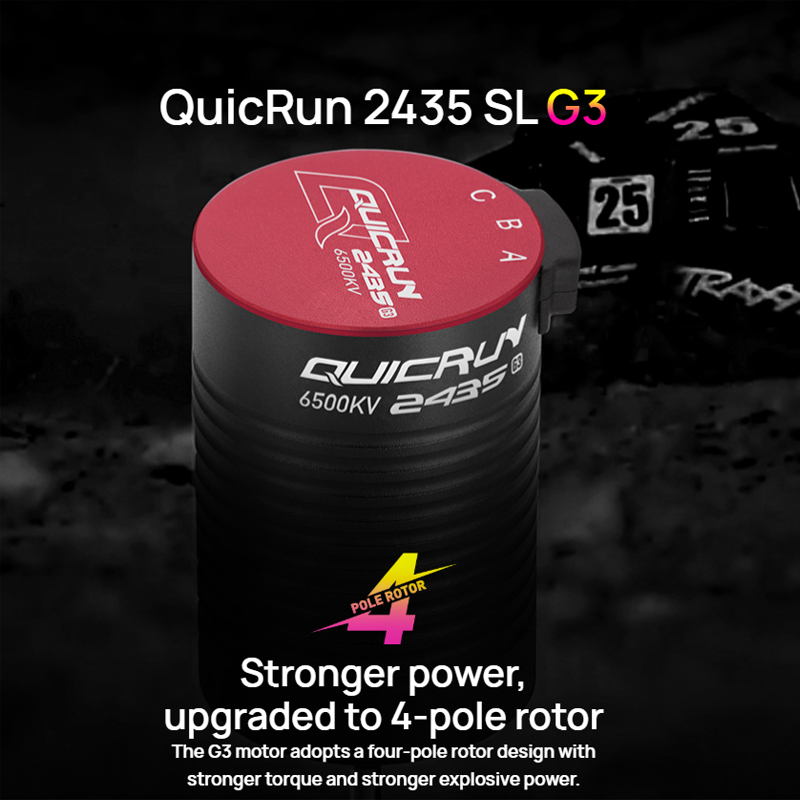 Rc Hobby Wing - محرك HOBBYWING QuicRun 2435 G3 4500KV/6500KV