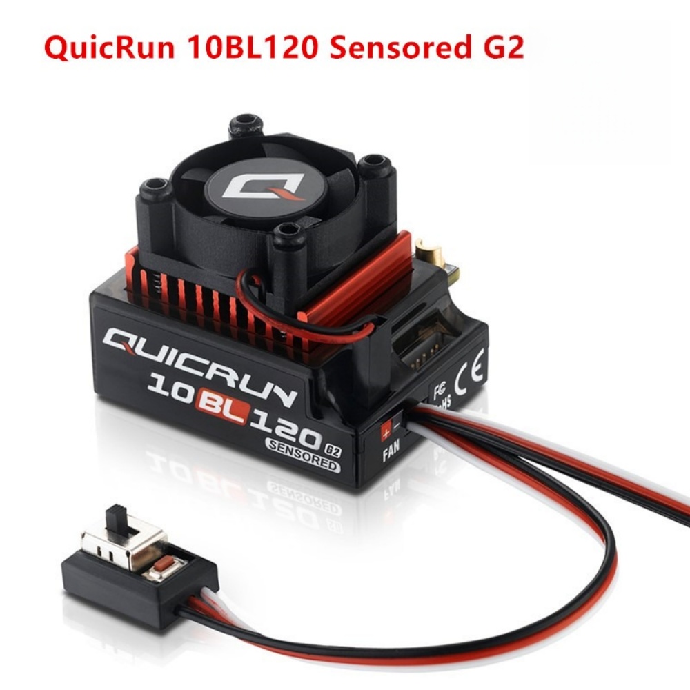 Rc Hobby Wing - FATJAY Hobbywing QUICRUN-10BL-120-G2 120A ESC وحدة