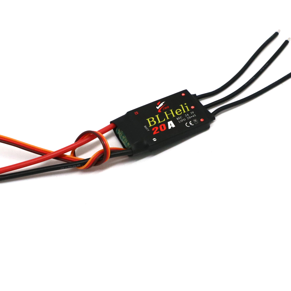 BLHeli فرش ESC 80A 12A 20A 30A - مراجعة Rc Hobby Wing وسعره