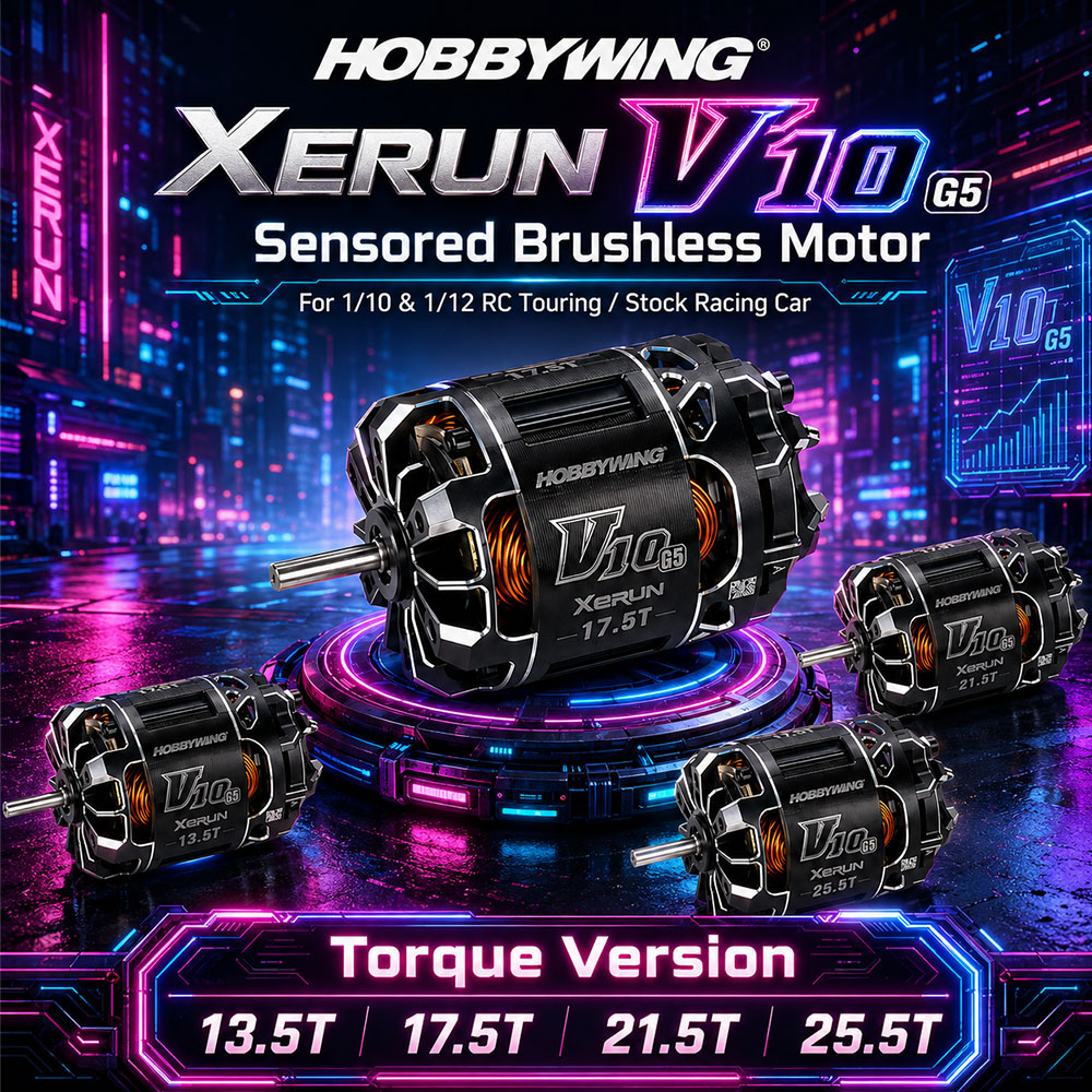 محرك HOBBYWING XERUN V10 G5 ال - مراجعة Rc Hobby Grade Plane وسعره